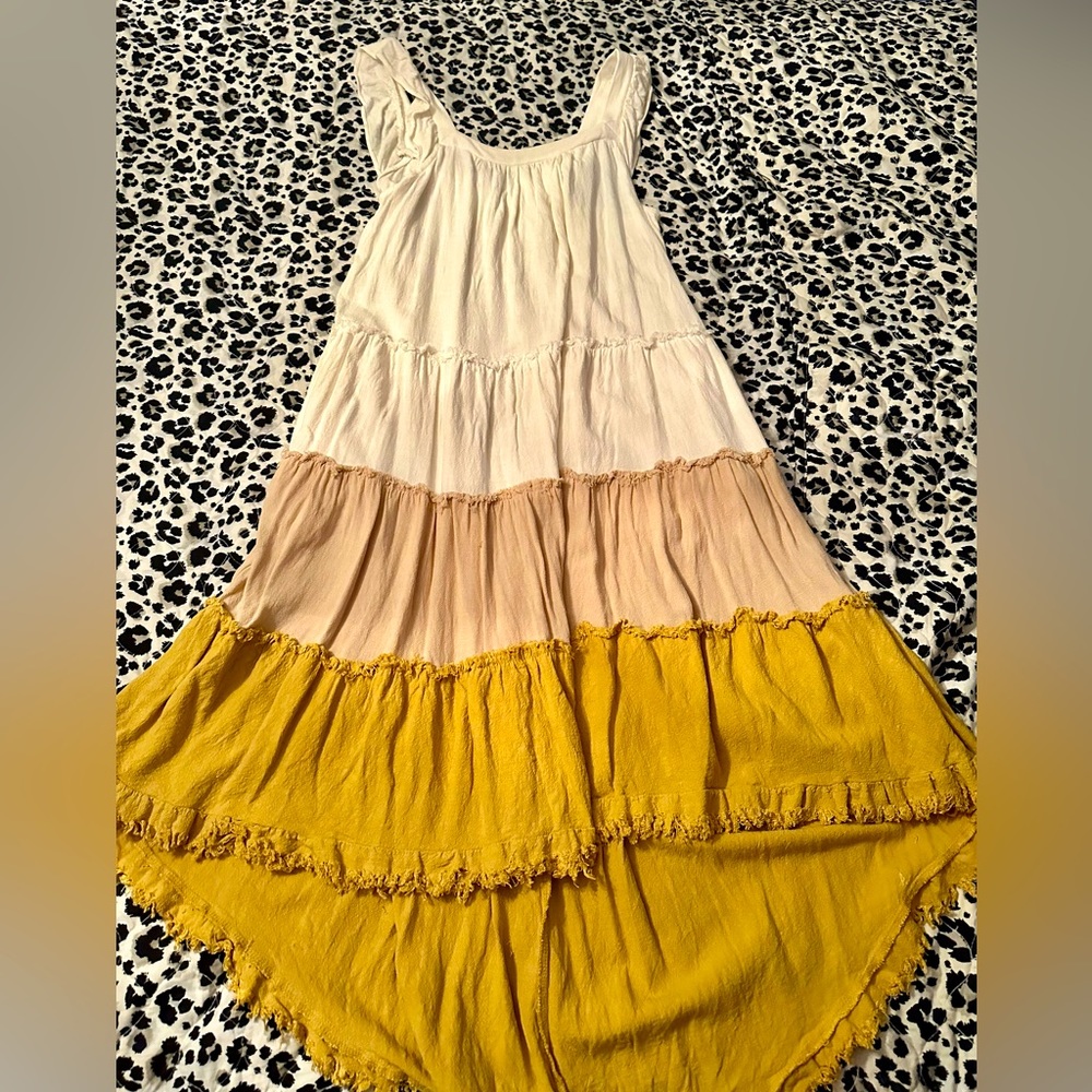 Sleeveless Hi-Low Dress